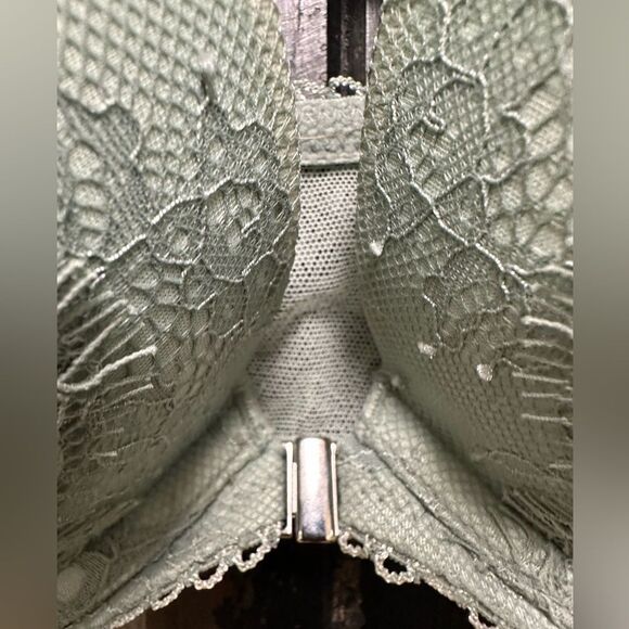 Victorias Secrets dream angels silver lace with Chantelle back push up bra - Picture 3 of 5